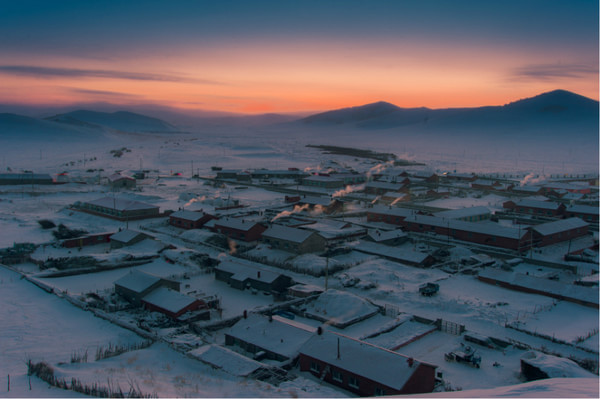 风雪坝上